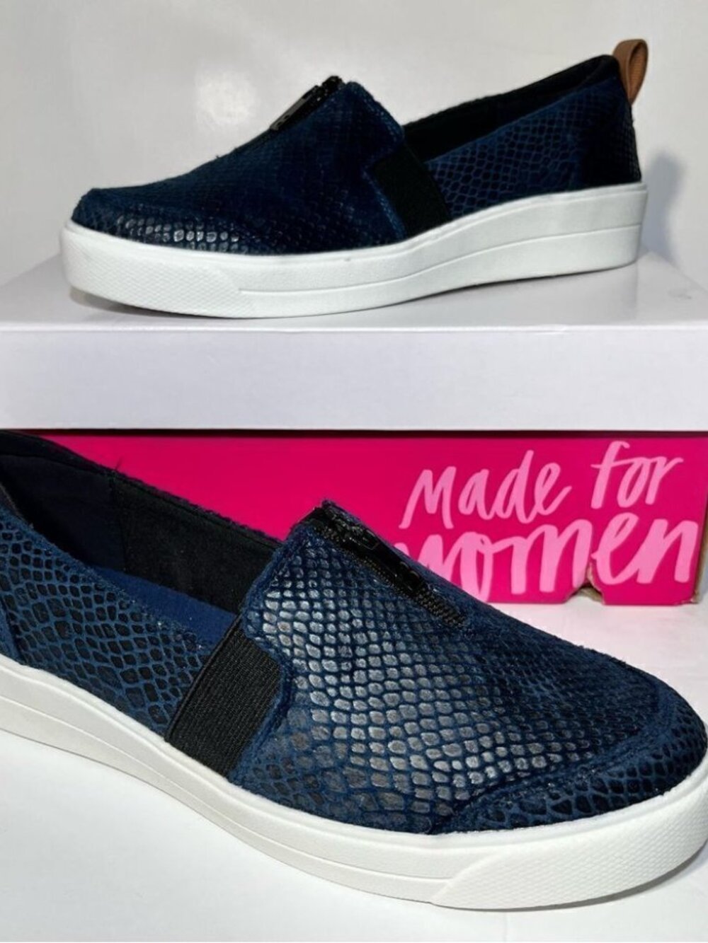 Ryka Vivvi Snake with Zip Detail Slip-On Shoes